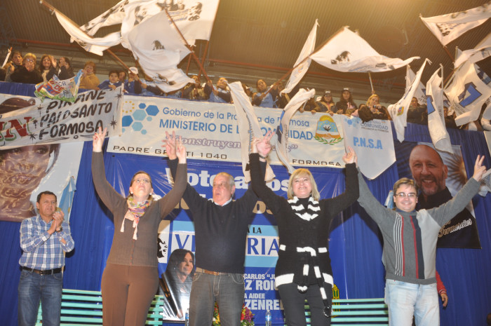 Maratón de actos del PJ presentando sus candidatos a diputados nacionales