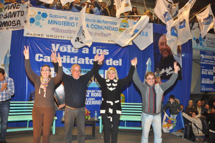 Maratón de actos del PJ presentando sus candidatos a diputados nacionales