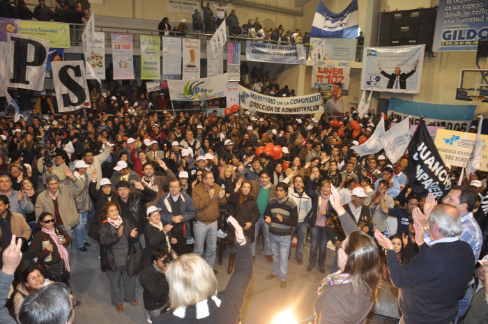 Maratón de actos del PJ presentando sus candidatos a diputados nacionales