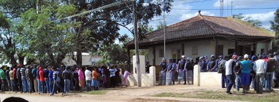 Cortaron la R 11 en Riacho Negro, piden que en las obras «trabaje gente del pueblo»