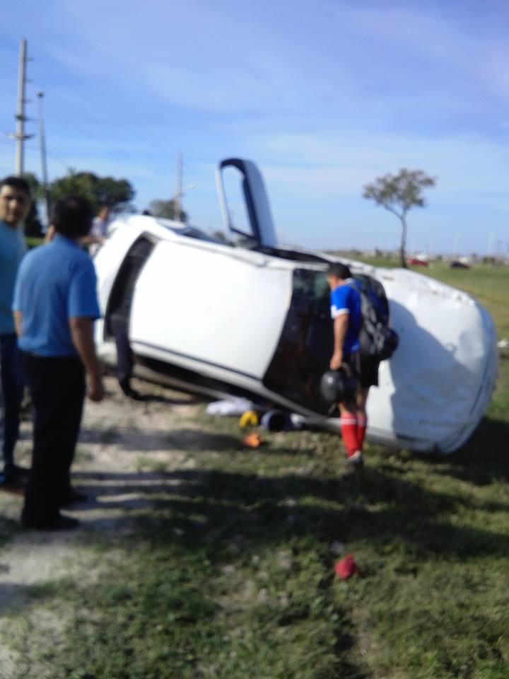 Vuelco y suerte frente a TVO