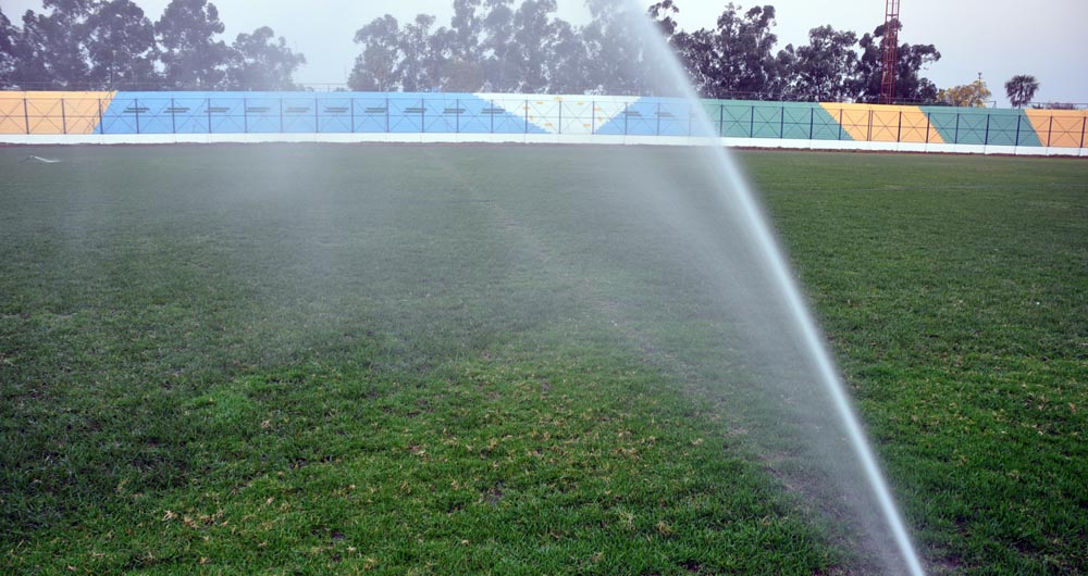 Comenzaron las remodelaciones en el Estadio de la Liga de Fútbol (galería de fotos)