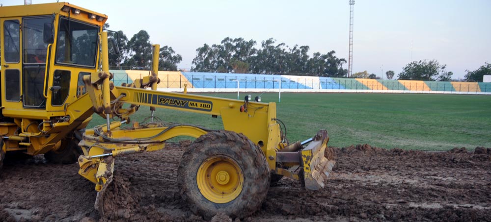 Comenzaron las remodelaciones en el Estadio de la Liga de Fútbol (galería de fotos)