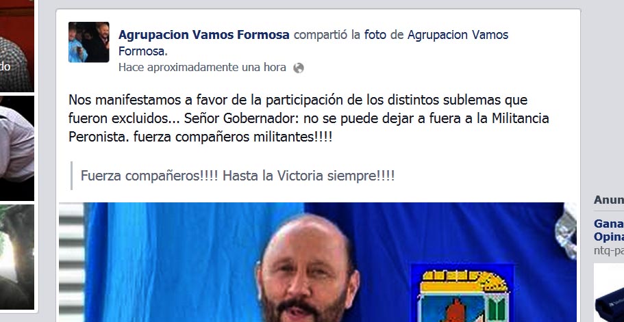 El peronismo se expresa en las redes sociales.