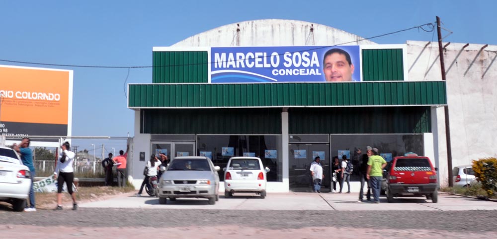 Bunker de Sosa, frente a la cruz.