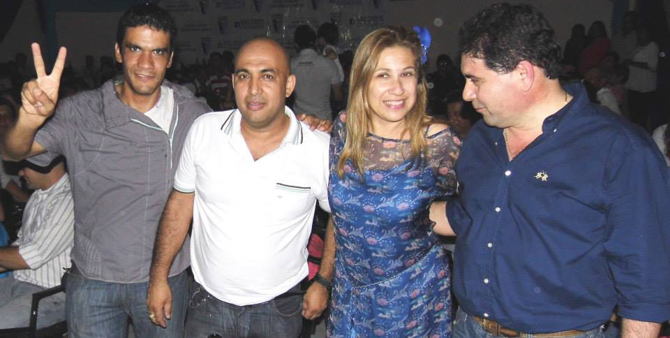 Hasta ahora, Fabi Rodríguez se suma al bloque de VC. Aquí, junto a Mycha Bernal, Di Martino y el Indio Vega.