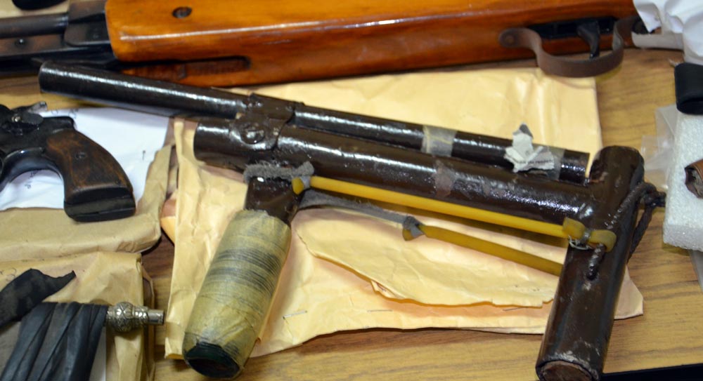 Armas caseras formoseñas, al servicio del delito.