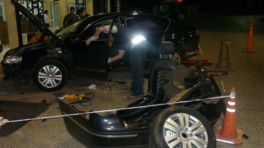 La droga era transportada en un automóvil de alta gama.