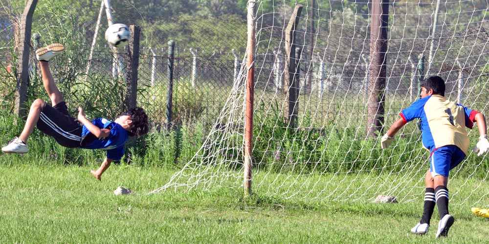 Los pibes mostraron sus habilidades