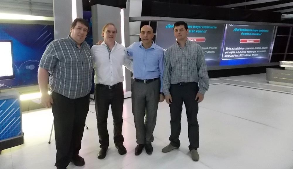 La previa al programa en América 24, junto al economista más didáctico de la tele.