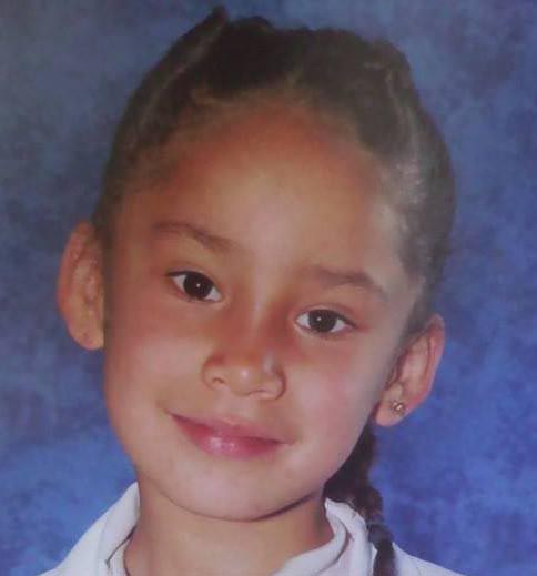 La pequeña víctima.