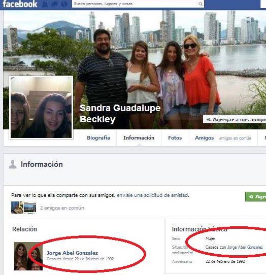 La familia del ministro de Gobierno muestra sus vacaciones en la primer quincena de enero. Foto: captura facebook de la esposa (antes que la levante).