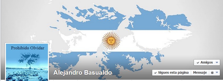 La cuenta en Facebook de Alejandro Basualdo