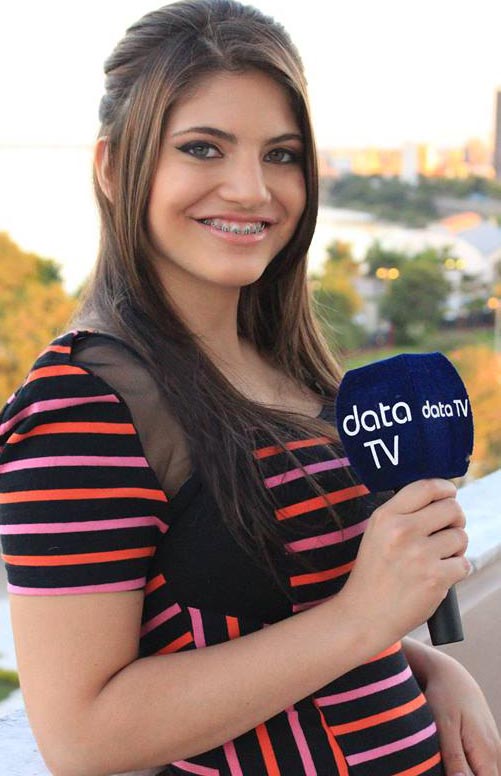 Durante la grabación de Data TV