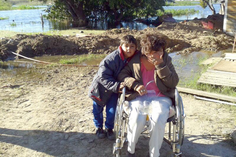 En los barrios afectados, la situación es desesperante.