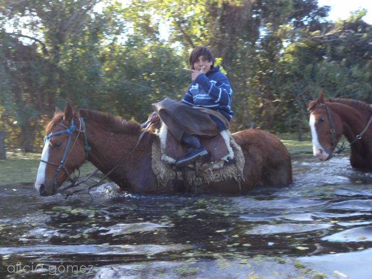 Laguna Oca bajo agua, galería de fotos