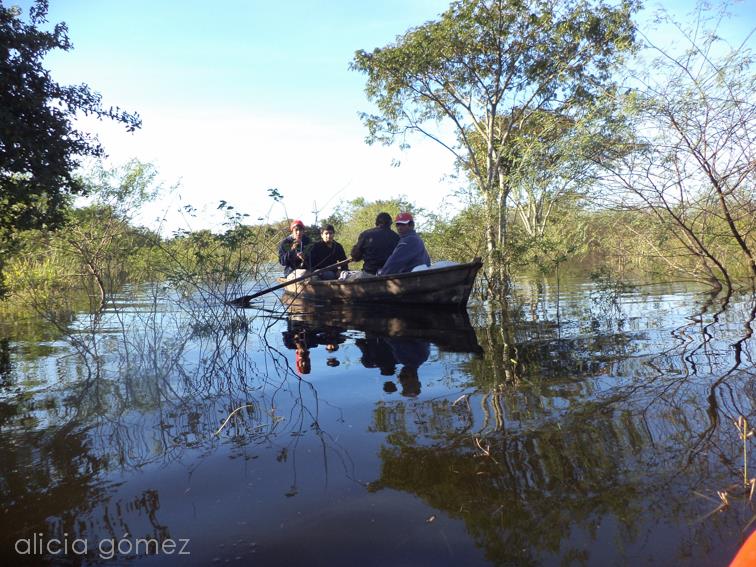 Laguna Oca bajo agua, galería de fotos