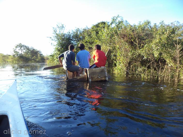 Laguna Oca bajo agua, galería de fotos
