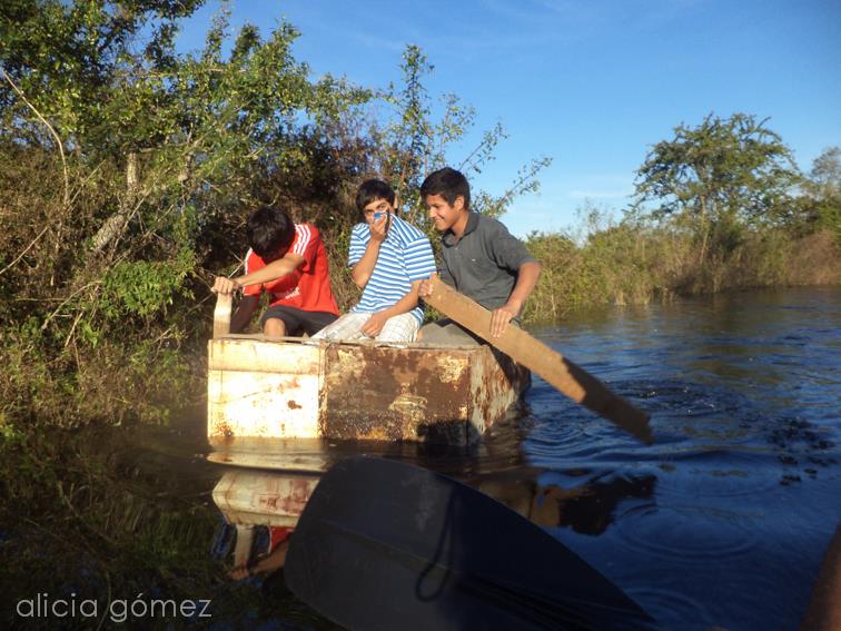 Laguna Oca bajo agua, galería de fotos
