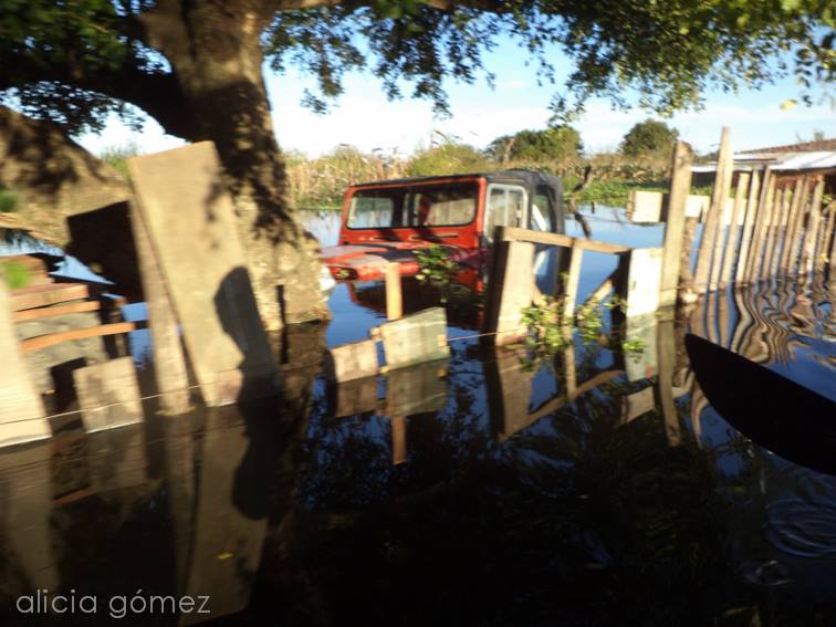 Laguna Oca bajo agua, galería de fotos