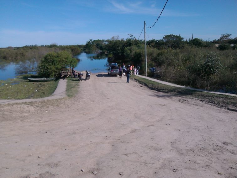 Laguna Oca bajo agua, galería de fotos