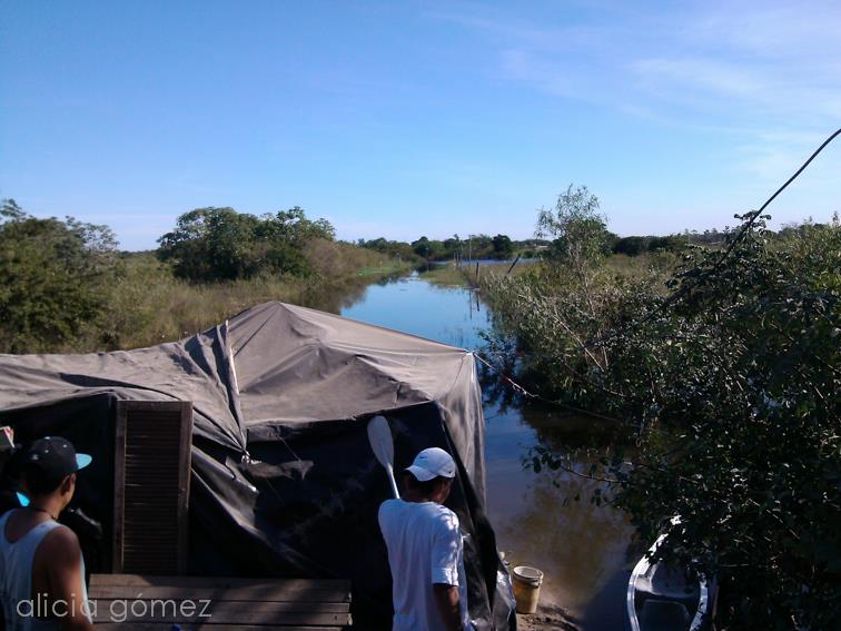 Laguna Oca bajo agua, galería de fotos