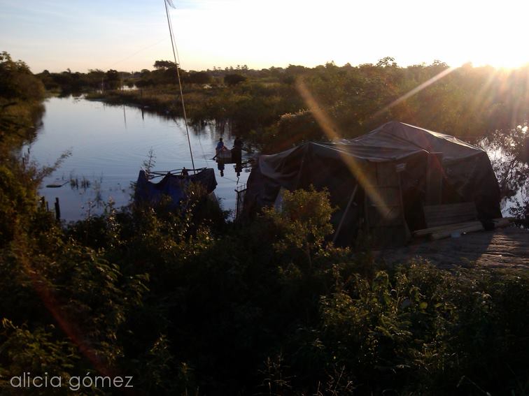 Laguna Oca bajo agua, galería de fotos