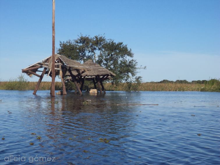 Laguna Oca bajo agua, galería de fotos