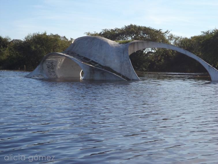 Laguna Oca bajo agua, galería de fotos