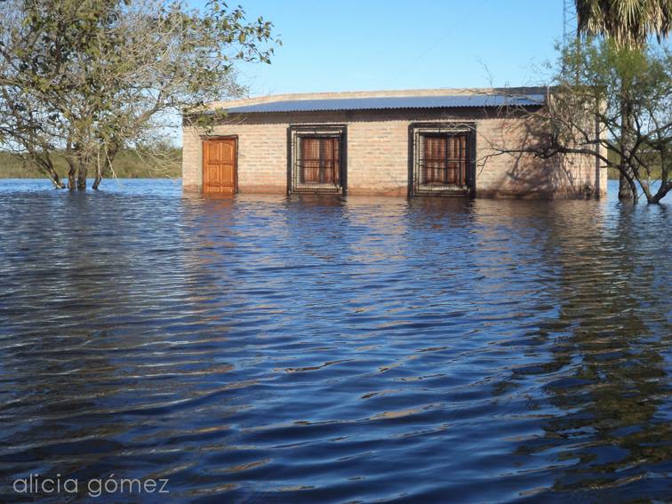 Laguna Oca bajo agua, galería de fotos