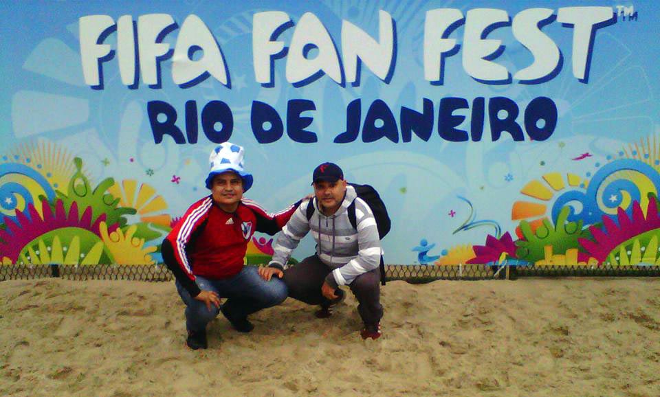"Burro", así le decían disfrutando del Mundial en Rio de Janeiro.