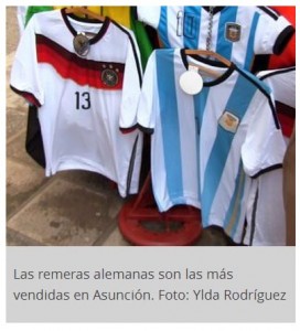 camiseta de argentina y alemania