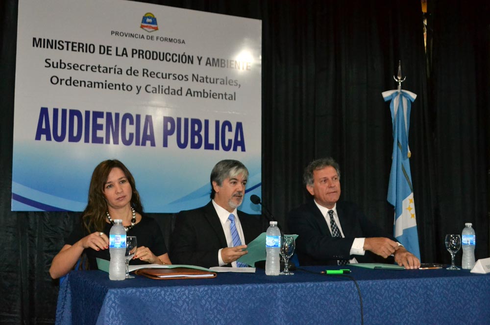 Hugo Bay presidió la audiencia.