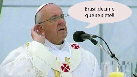 papa francisco cargada brasil alemania
