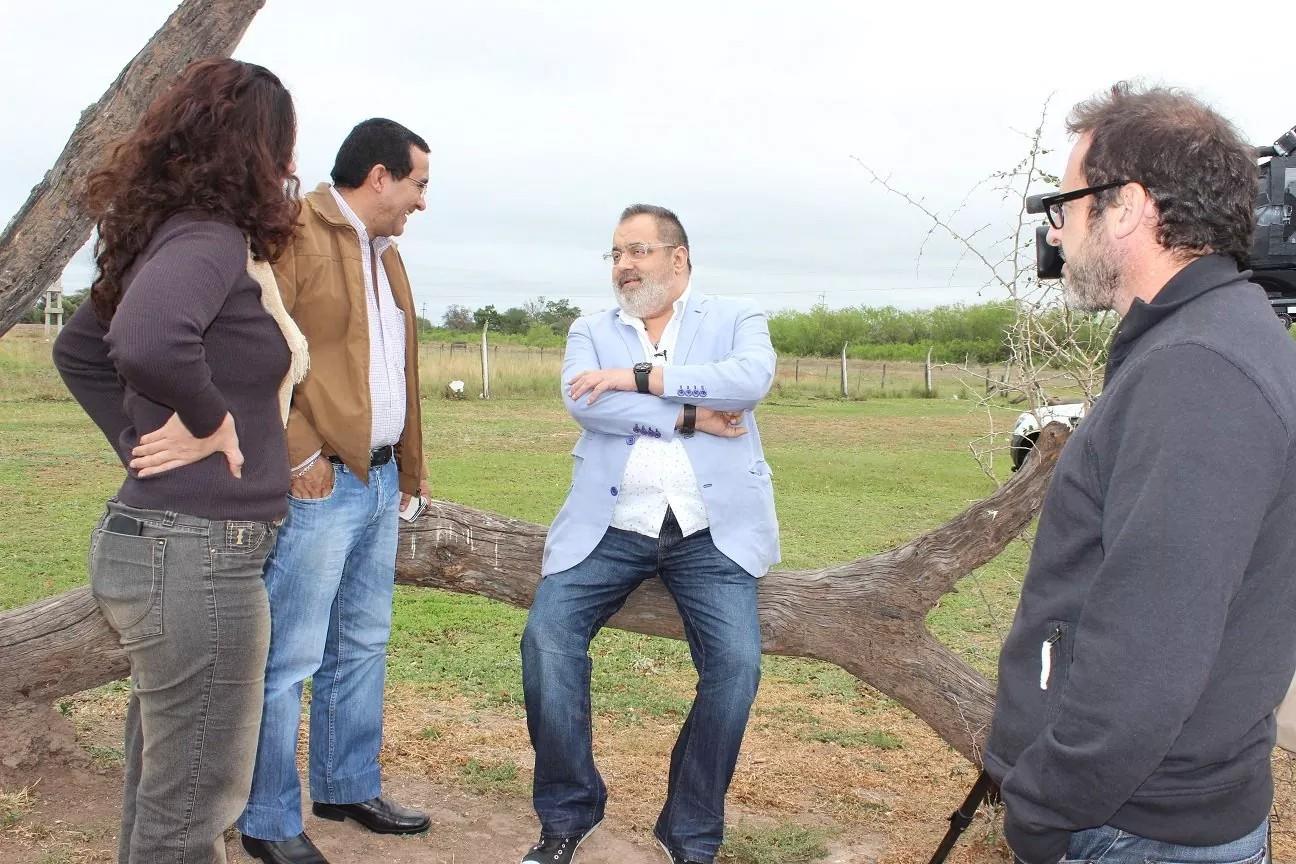 Amarila acompañó al equipo de Lanata en el oeste.