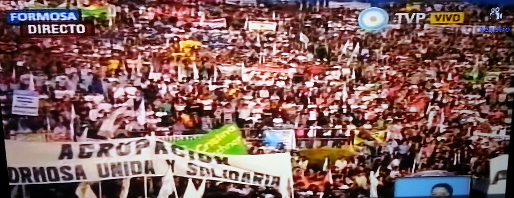 El Anfiteatro colmado recibió a Cristina