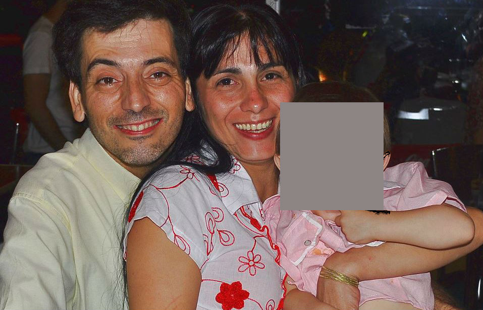 Franco Romero con su familia (Foto Facebook)
