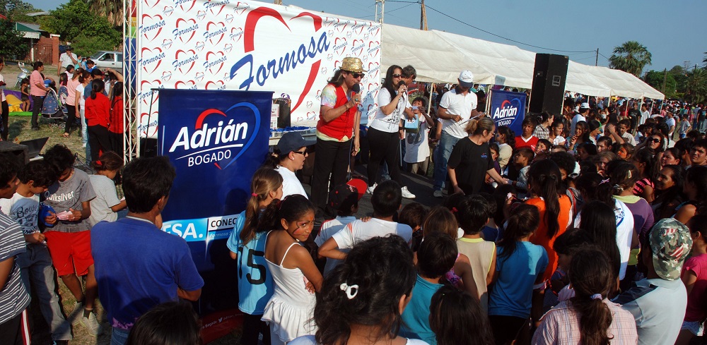Como siempre, las familias formoseñas responden a este tipo de eventos.