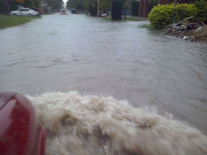 Una calle de Formosa. La foto puede ser de ayer o de archivo.