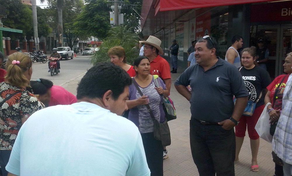 Desalojaron a mesiteros del centro