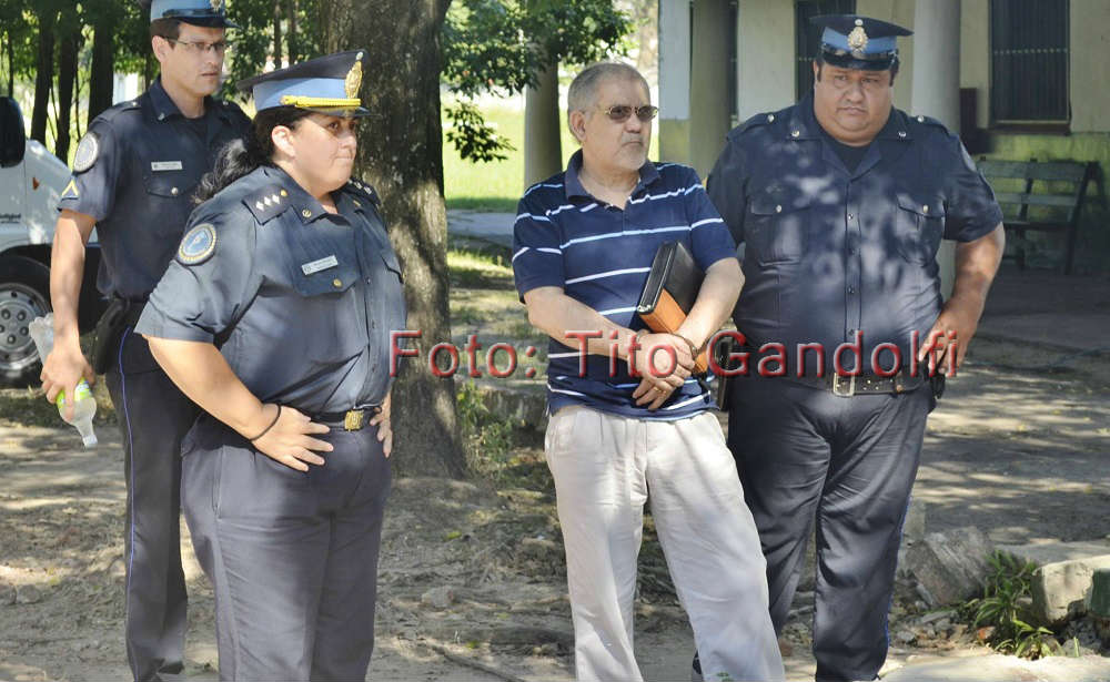 El ex subjefe de Policía, hoy, en el RIM 29.