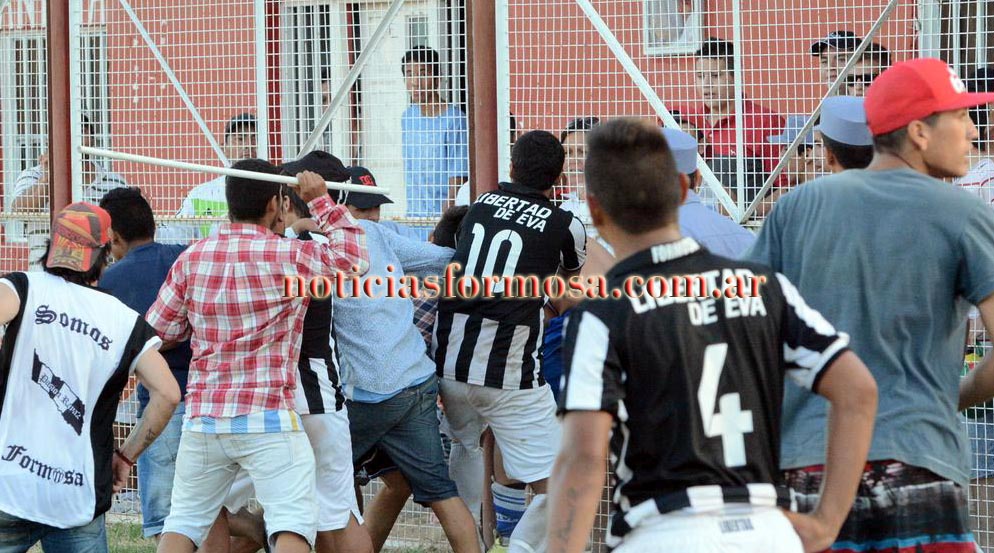 Violencia en el fútbol; equipo formoseño perdía y se armó el escándalo