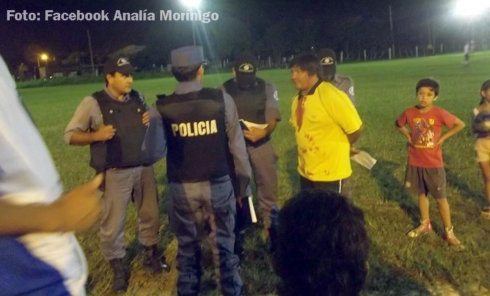 Violenta agresión a un árbitro de fútbol en el barrio San Pedro (video)