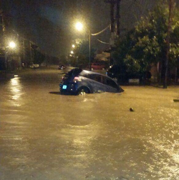 Otra vez la lluvia, otra vez la ciudad anegada