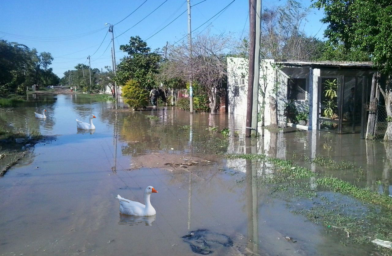 Autoevacuados de Lote 4 reclamaron soluciones; los reprimieron (video)