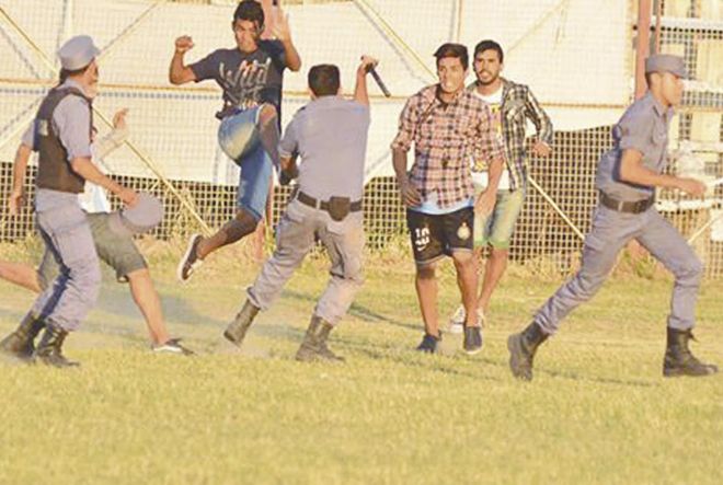 En Formosa siempre hubo hechos de violencia deportiva, pero sin gas pimienta.