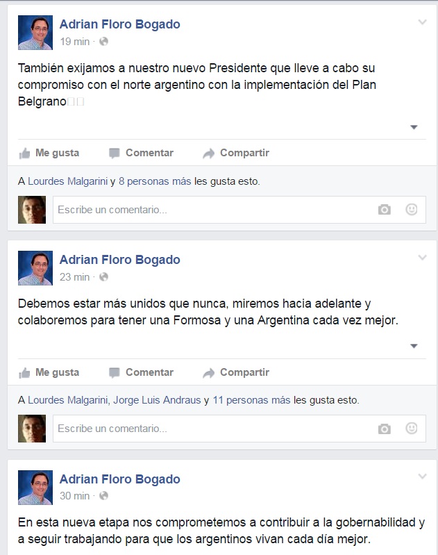 los mensajes de adrian bogado
