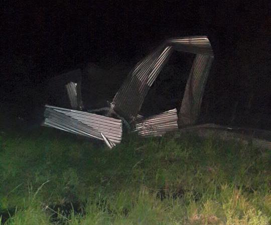 #Galería de fotos  / Temporal de granizo, lluvia y viento en Mansilla y Villa Escolar