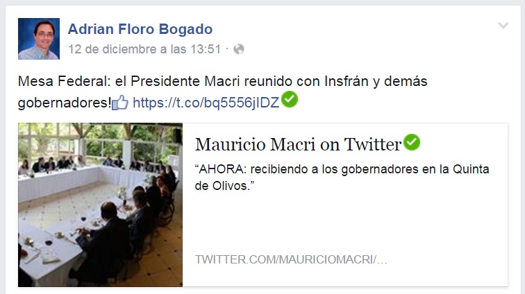 El diputado peronista Adrían Bogado