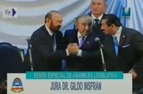 Gildo Insfrán y Floro Bogado, juraron e inician su sexto mandato como gobernador y vice